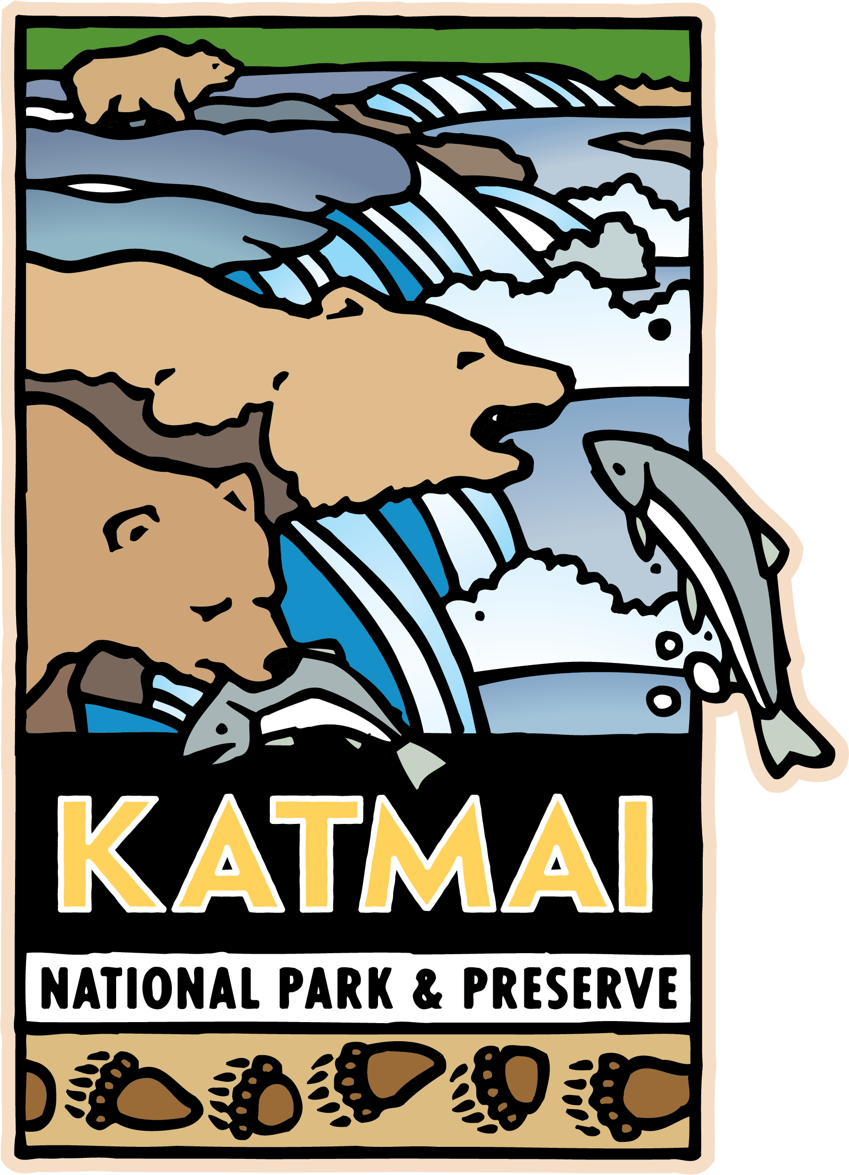 Katmai National Park and Preserve logo