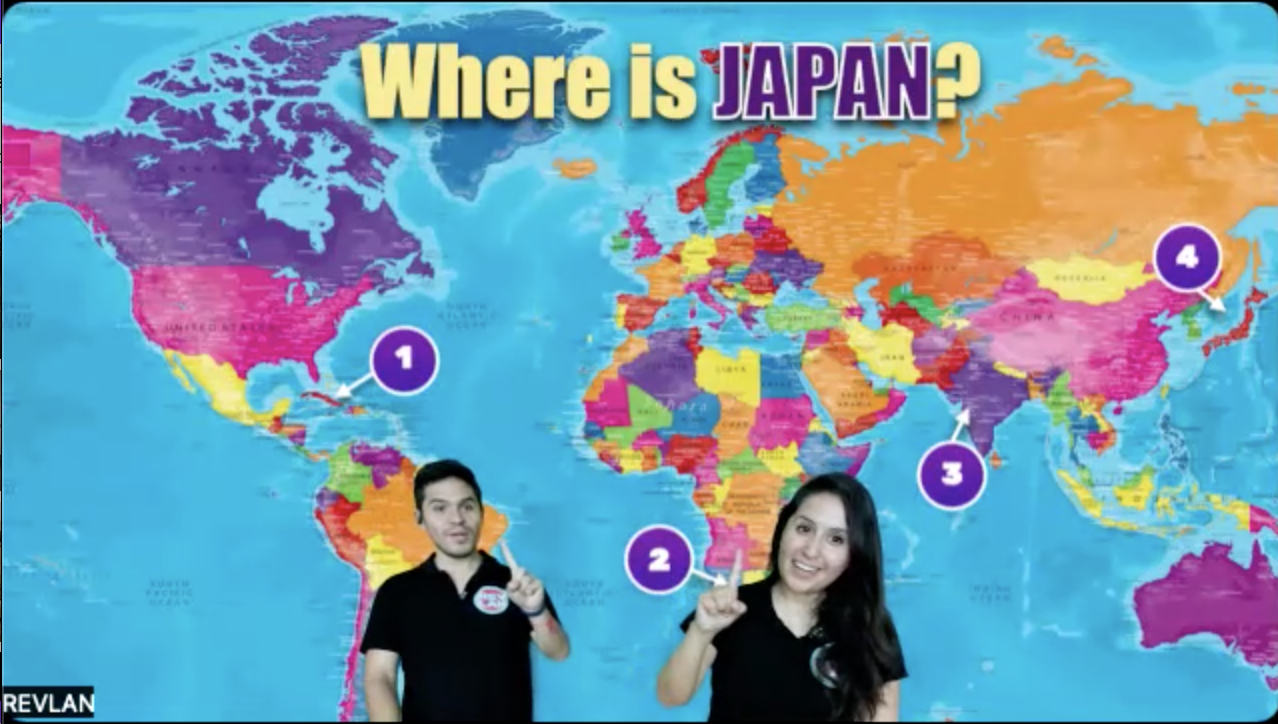 2 people on a greenscreen