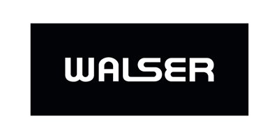 Walser Logo - with the name WALSER in black letters