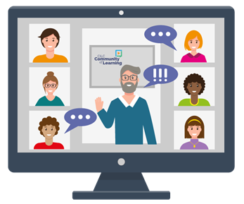 Cartoon of Webinar